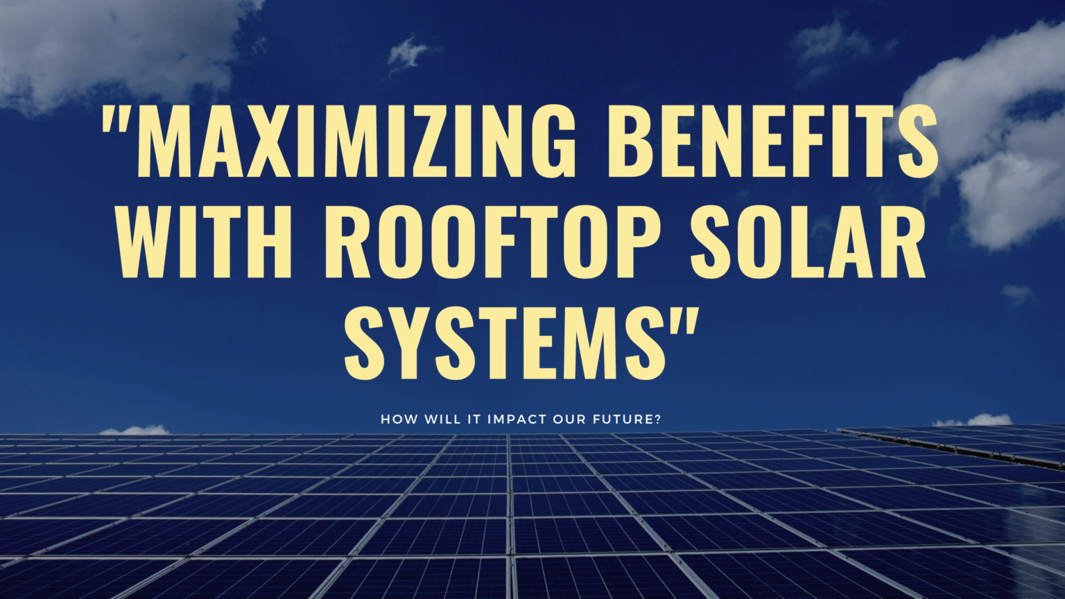 Rooftop Solar System