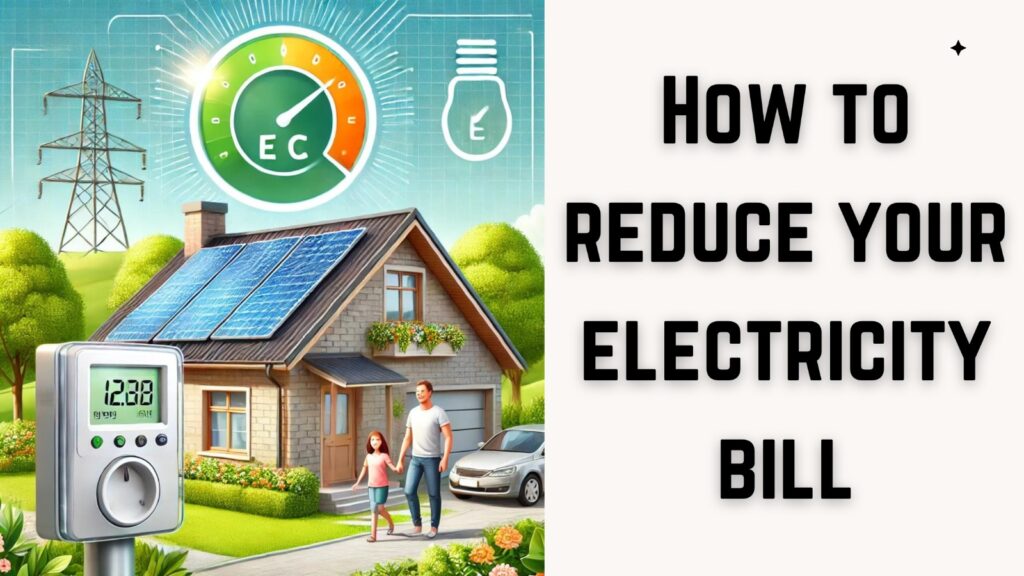 how to reduce electricity bill with solar