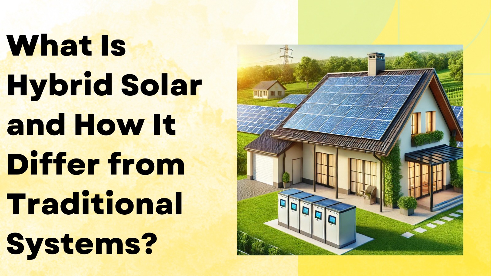 What Is Hybrid Solar and How It Differ from Traditional Systems?