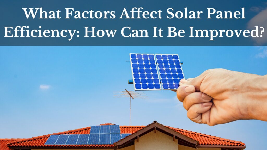 solar panel efficiency