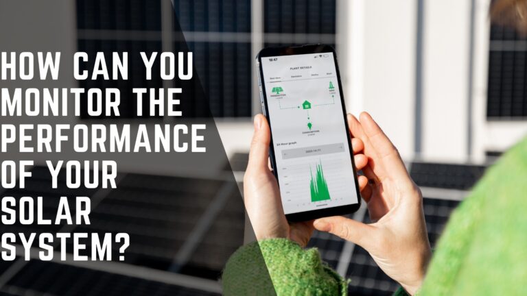 monitor the performance of solar power system