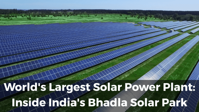 World’s Largest Solar Power Plant: Inside India’s Bhadla Solar Park