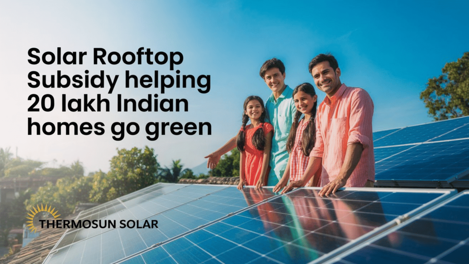 solar rooftop subsidy installation Thermosun Solar