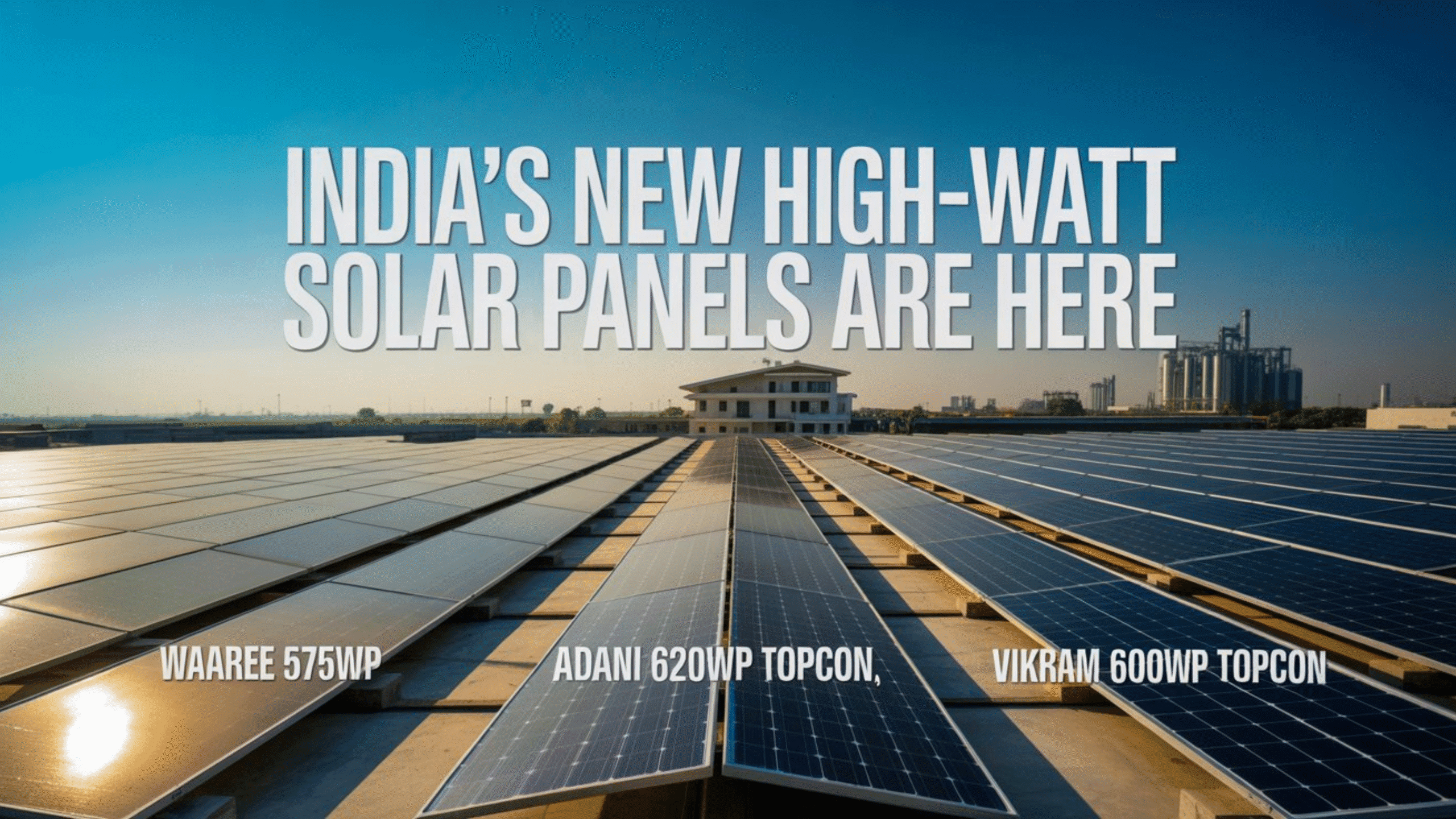 The Next Generation of Solar Power – India’s New High-Watt Panels Are Here