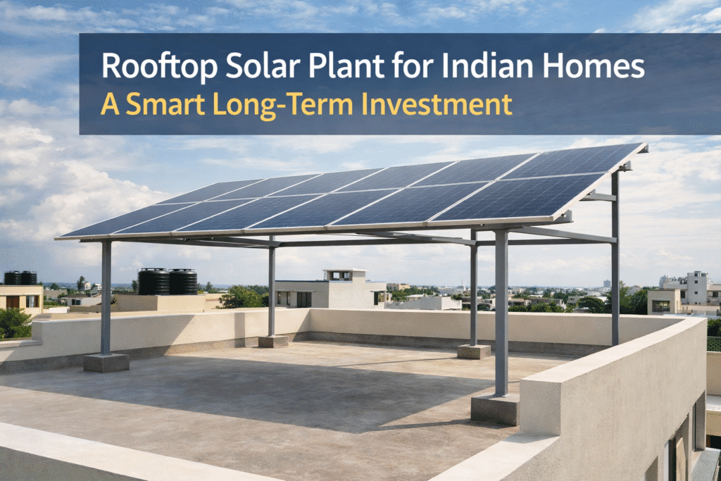 Rooftop Solar Plant for Indian Homes