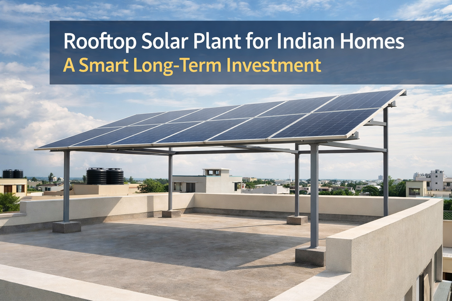 Rooftop Solar Plant for Indian Homes
