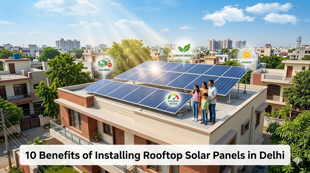 10 Benefits of Installing Rooftop Solar Panels in Delhi