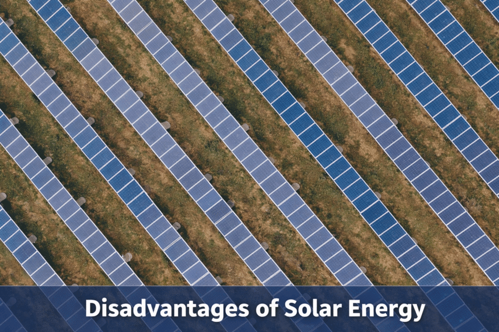 Disadvantages of Solar Energy